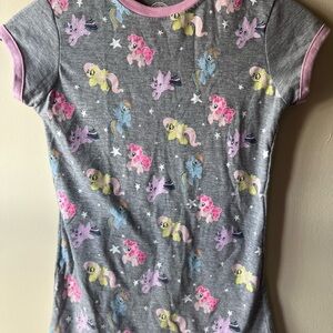 Hasbro Gray and Pink My Little Pony Kids Tee